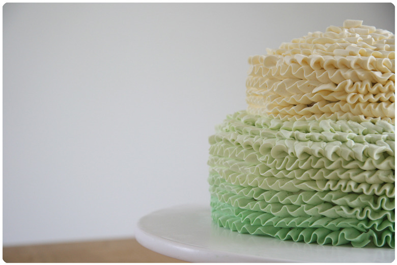 Ombre Tinkerbell Cake | Made From Scratch